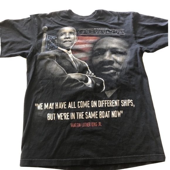 Barack Obama + Martin Luther King Jr T-Shi… - Picture 1 of 8